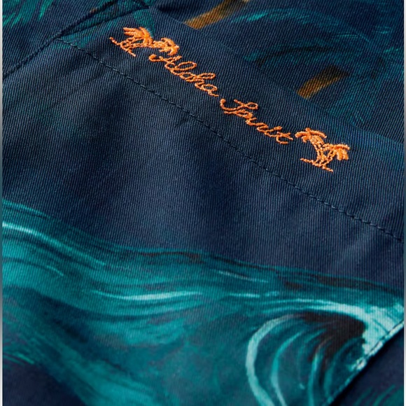 Scotch & Soda EUC Men Shirt Sleeve Button Down Hawaiian Print Shirt Size XL - Picture 7 of 10